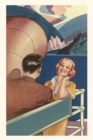Image for Vintage Journal Couple on Deck of an Ocean Liner Travel Poster