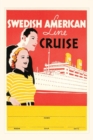 Image for Vintage Journal Swedish Cruise Travel Poster