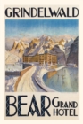 Image for Vintage Journal Grindelwald Bear Grand Hotel