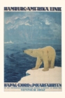 Image for Vintage Journal Polar Bear, Fjord Cruise Travel Poster