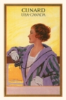 Image for Vintage Journal Cunard Line Travel Poster