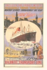 Image for Vintage Journal Transatlantic Ship Travel Poster