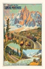 Image for Vintage Journal Chamonix, France Travel Poster