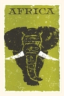 Image for Vintage Journal Africa, Elephant Travel Poster