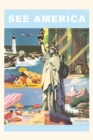 Image for Vintage Journal See America Travel Poster