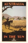 Image for Vintage Journal Australia Sheep Travel Poster