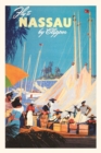 Image for Vintage Journal Fly to Nassau Poster