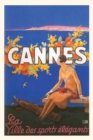 Image for Vintage Journal Cannes Travel Poster
