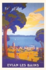 Image for Vintage Journal Evian les Bains Travel Poster