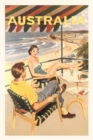 Image for Vintage Journal Couple In Australia Travel Poster