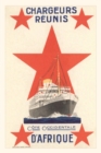 Image for Vintage Journal African Ship Travel Poster