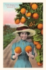 Image for The Vintage Journal Woman Holding Oranges,
