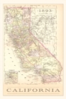Image for The Vintage Journal 1893 Map of California