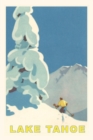 Image for The Vintage Journal Big Snowy Tree and Skier, Lake Tahoe