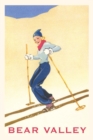 Image for The Vintage Journal Woman Skiing Down Hill, Bear Valley