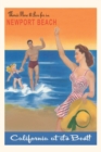 Image for Vintage Journal Newport Beach Travel Poster
