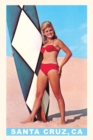 Image for Vintage Journal Santa Cruz, Girl in a Two-Piece Bathing Suit
