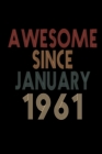 Image for Awesome Since January 1961