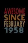 Image for Awesome Since February 1958