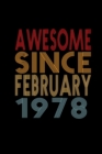 Image for Awesome Since February 1978