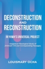 Image for Deconstruction and Reconstruction in Yhwh&#39;s Universal Project