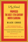 Image for (My Version) Proposed -The Best 17Th Century North Carolina Black Cooks: First Thanksgiving and Christmas Emanuel Cookbook