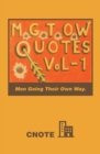 Image for Mgtow Quotes Vol-1: Men Going Their Own Way