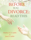 Image for Before You Divorce: Read This