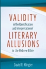 Image for Validity in the Identification and Interpretation of Literary Allusions in the Hebrew Bible