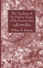 Image for The Teaching of St. Paul in Terms of the Present Day