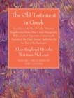 Image for The Old Testament in Greek, Volume I The Octateuch, Part I Genesis