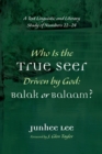 Image for Who Is the True Seer Driven by God: Balak or Balaam? : A Text Linguistic and Literary Study of Numbers 22-24