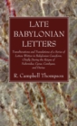 Image for Late Babylonian Letters