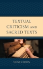Image for Textual Criticism and Sacred Texts