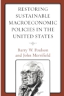 Image for Restoring Sustainable Macroeconomic Policies in the United States