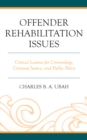 Image for Offender rehabilitation issues  : critical lessons for criminology, criminal justice, and public policy