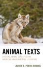 Image for Animal texts  : critical animal concepts for American environmental literature