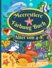 Image for Meerestiere Farbung Buch fur Kinder im Alter von 4-8