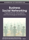 Image for Handbook of Research on Business Social Networking : Organizational, Managerial, and Technological Dimensions(Vol 1)