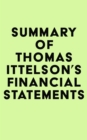 Image for Summary of Thomas Ittelson&#39;s Financial Statements