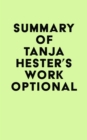 Image for Summary of Tanja Hester&#39;s Work Optional
