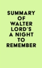Image for Summary of Gary White &amp; Matt Damon&#39;s The Worth of Water