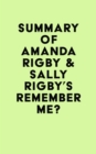 Image for Summary of Amanda Rigby &amp; Sally Rigby&#39;s Remember Me?