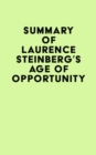 Image for Summary of Laurence Steinberg&#39;s Age of Opportunity