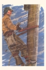 Image for Vintage Journal Lineman with Icy Wires