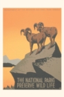 Image for Vintage Journal Big Horn Sheep, Travel Poster