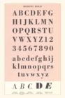 Image for Vintage Journal Font Sample Chart, Bodoni Bold