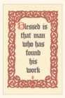 Image for Vintage Journal Blessed is Man who Works