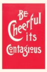 Image for Vintage Journal Be Cheerful; It&#39;s Contagious