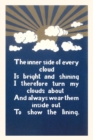 Image for Vintage Journal Inspirational Cloud Poem